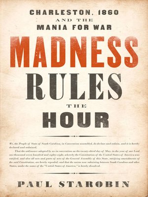 cover image of Madness Rules the Hour